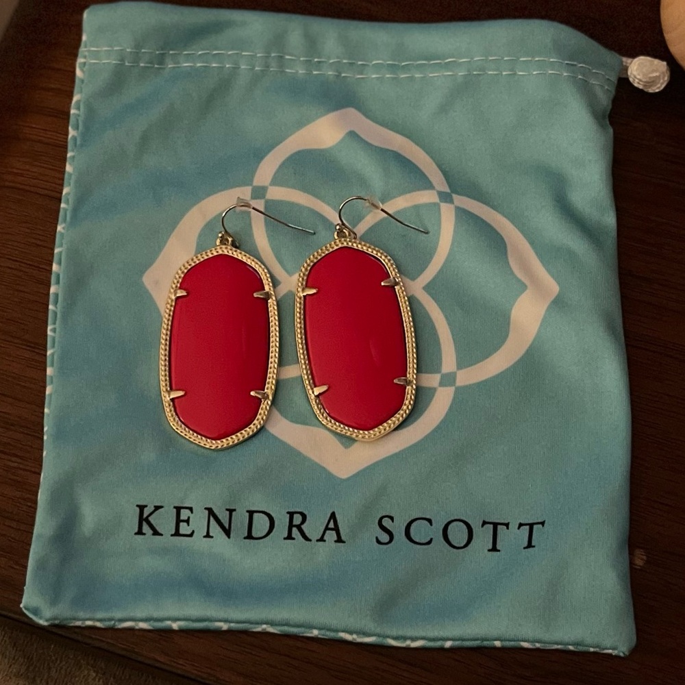 Kendra Scott Danielle Red Earrings